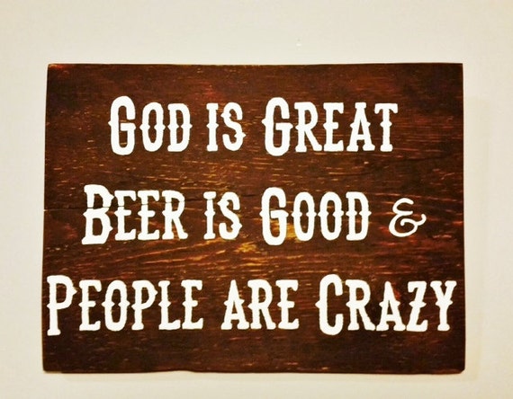 god is great beer is good shirt