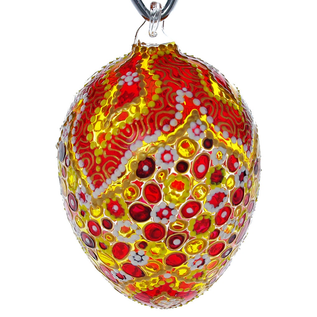 april hand blown glass easter egg ornament by april hand blown glass easter egg ornament by