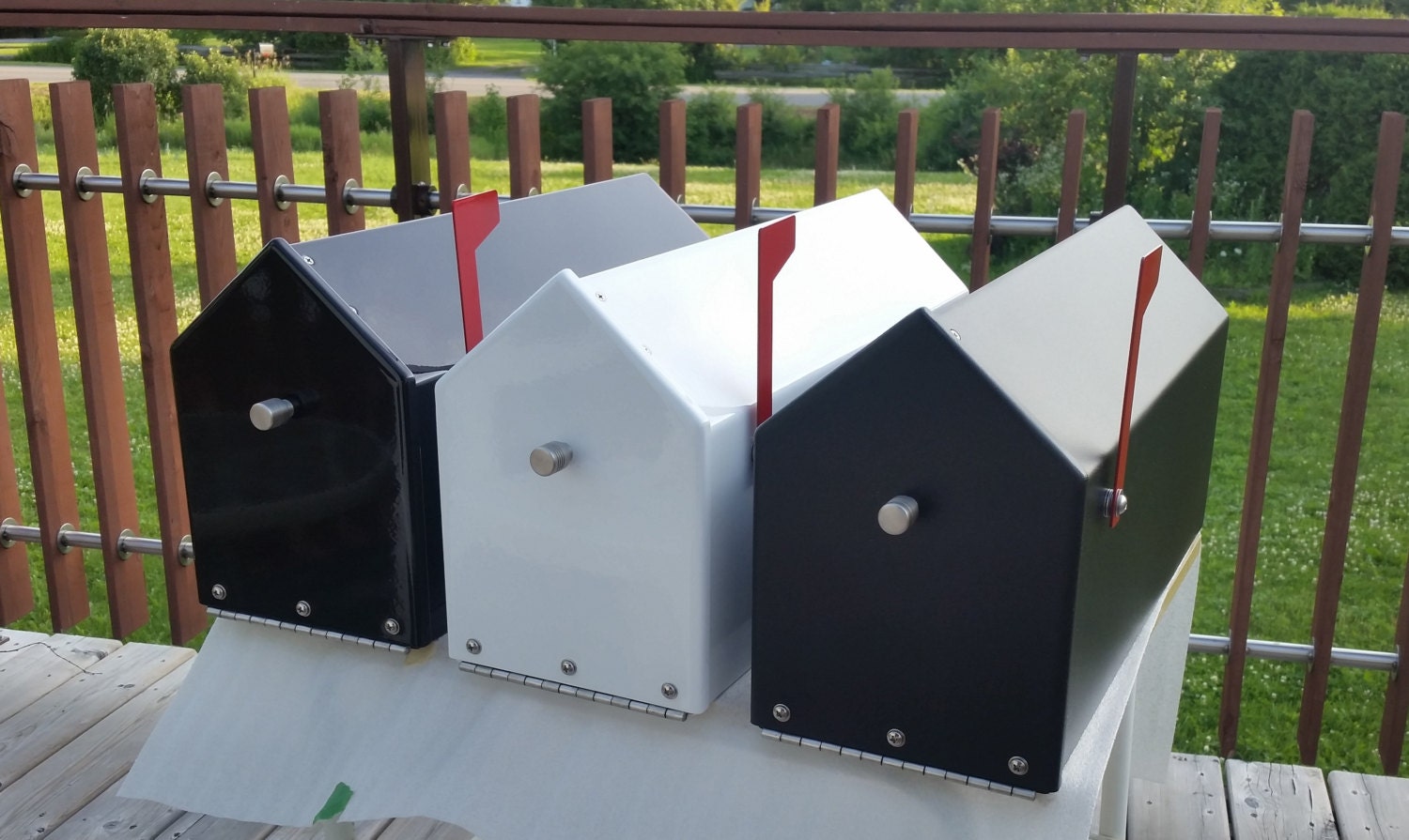 Custom Steel Mailbox with Stainless Steel Hardware