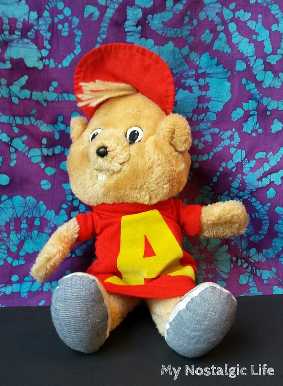1983 alvin and the chipmunks plush toy