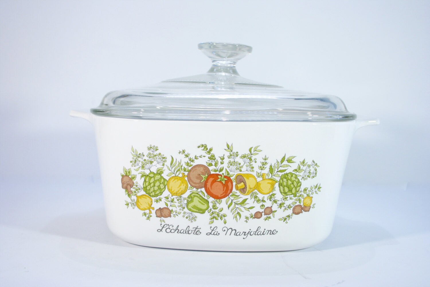 Vintage Corningware Casserole Dish with Glass Lid 3 by Revendeur