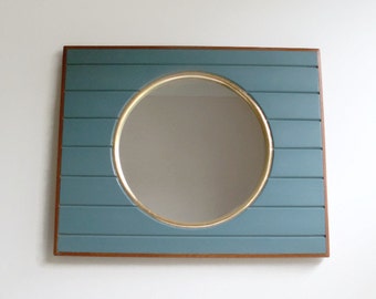 Boat Mirror, Porthole Mirror, Wall Mirror, Handmade Mirror, Beach Decor, Round Mirror, Nautical Decor, Marine Decor, Decorative Wall Mirror