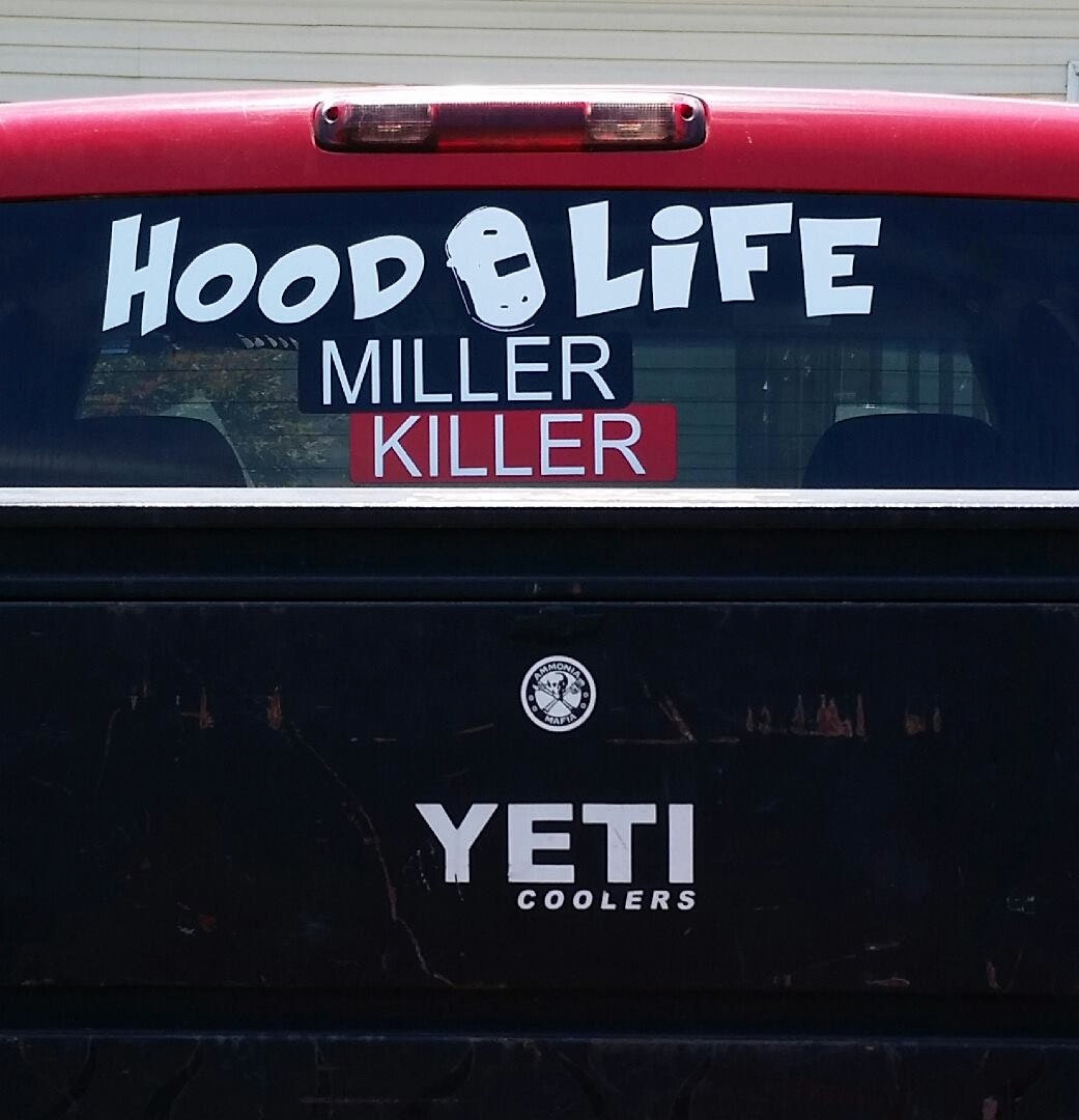 Hood Life Welding Vinyl Decal by GraceylynnGraphics on Etsy