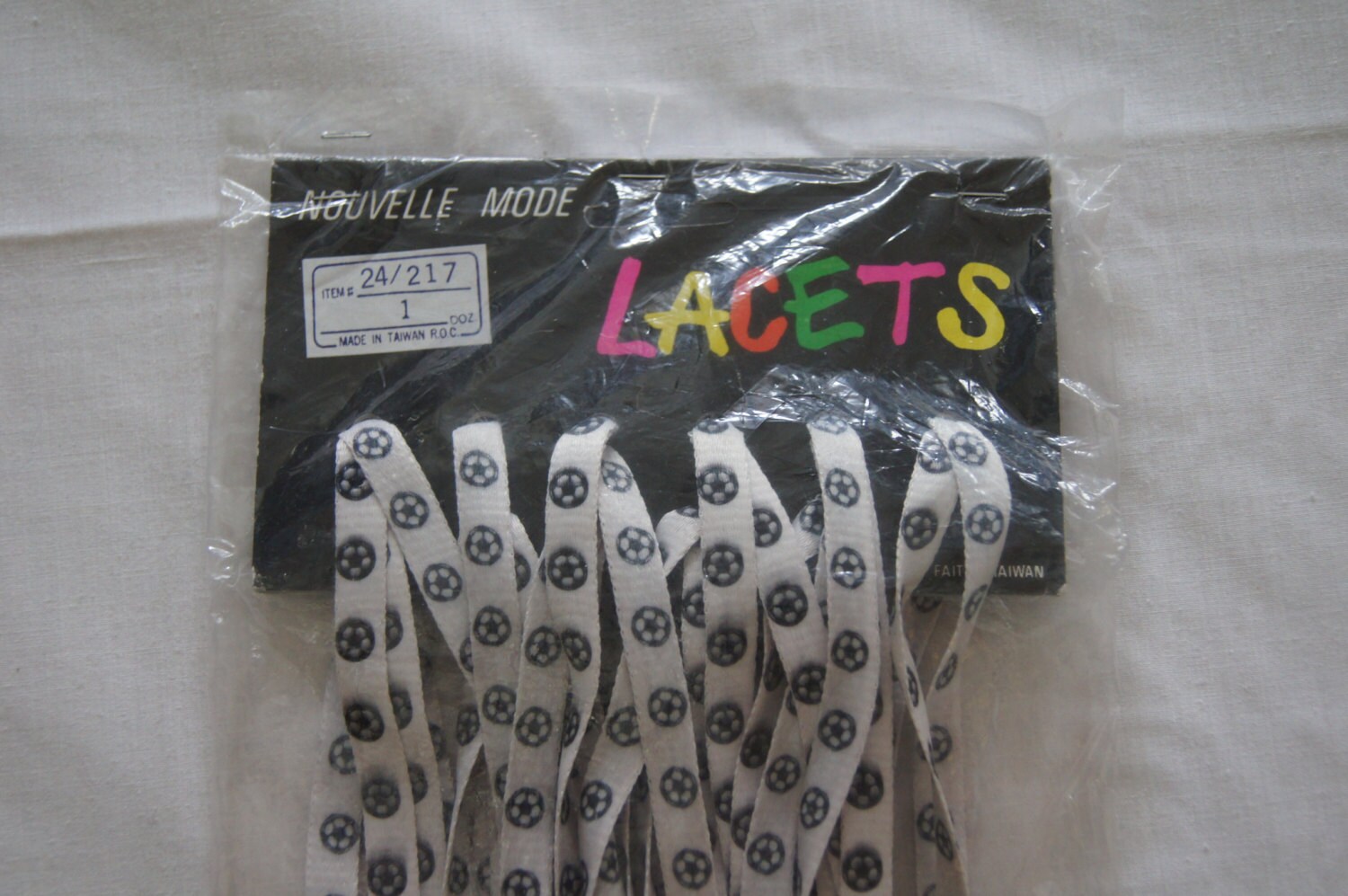 Vintage 1990's Soccer Ball laces