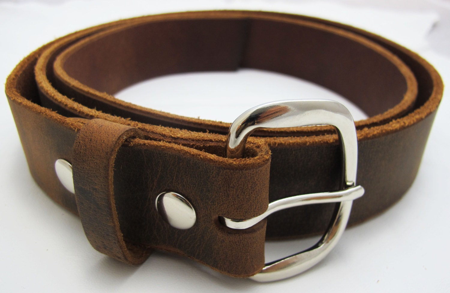 Crazy Horse Belt Buffalo Leather Belt Handmade Belt