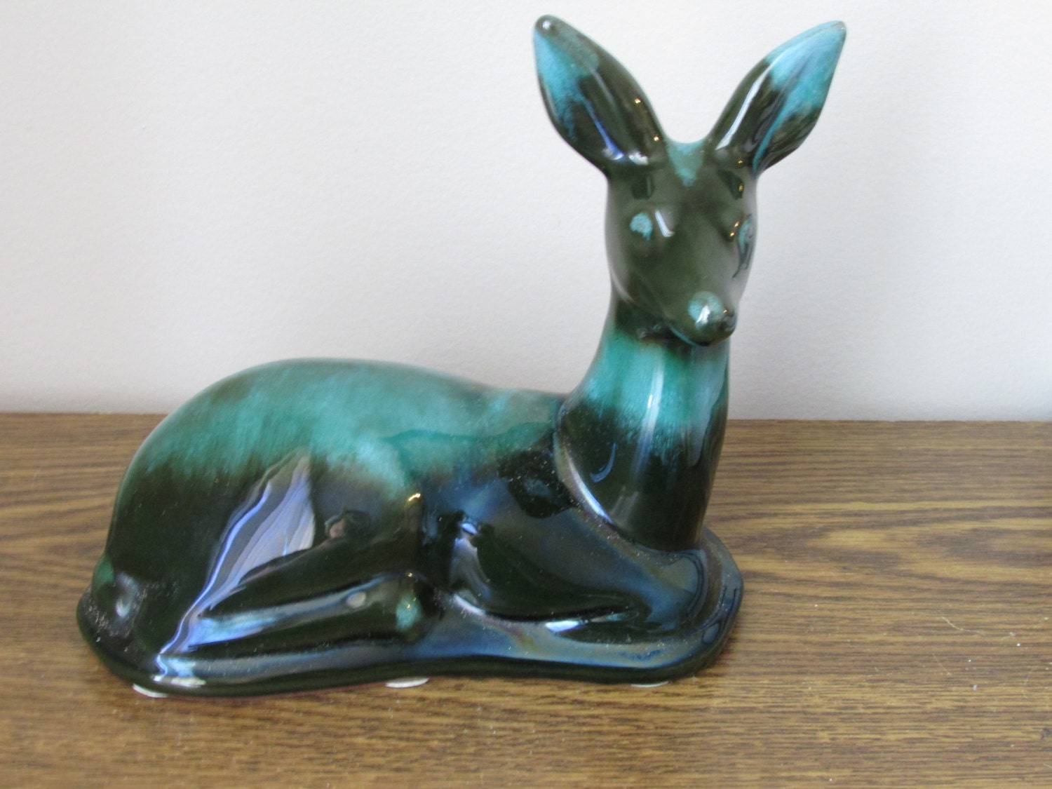 Blue Mountain Pottery Resting Deer Figurine