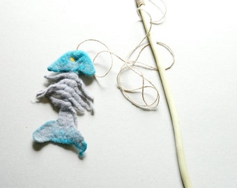 Cat toys, natural cat toy - Fish skeleton, Cat lover gift, Gift for cat, Gift for cat lover