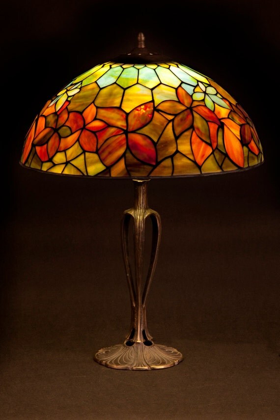 Stained Glass Lamp, Lamp Shade, Table Lamp, Bedside Lamp, Nightstand Lamp, Home Decor, Office Decor, Stained Glass Art, Light, Lamp