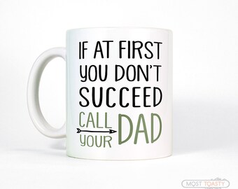 Dad Gift from Daughter | Funny Dad Gift for Dad from Child | Funny Dad Mug | Call Dad Coffee Mug | Dad Birthday Gift