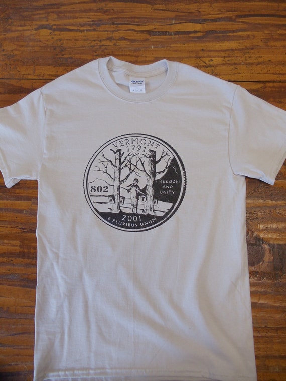 Vermont State Quarter T-Shirt vermont clothing vermont