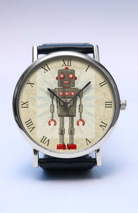 ROBOT Handmade Watch Robot Invention Watch by LovuTimepieces
