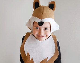 Raccoon PATTERN DIY costume mask girl sewing instant download