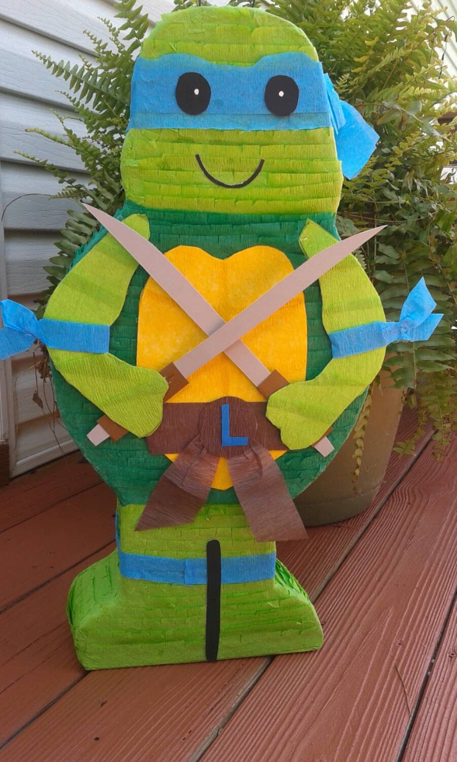 Turtle Custom Hand Made Pinata Use For By Prettycreations4fun