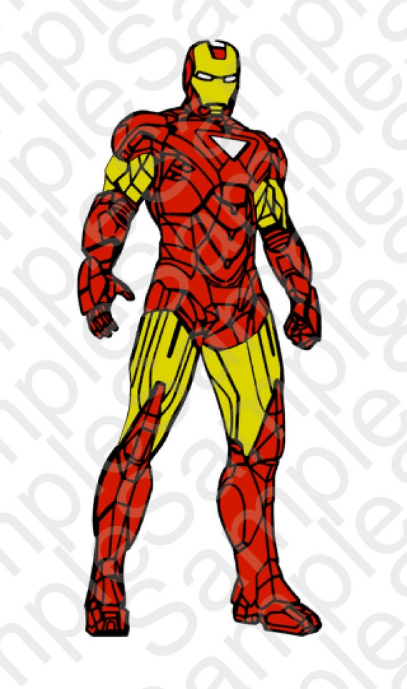 avengers ironman inspired svg and dxf cut files by brocksplayhouse