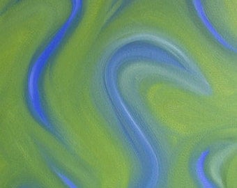 Print of Original Oil Painting "Hypnotized"