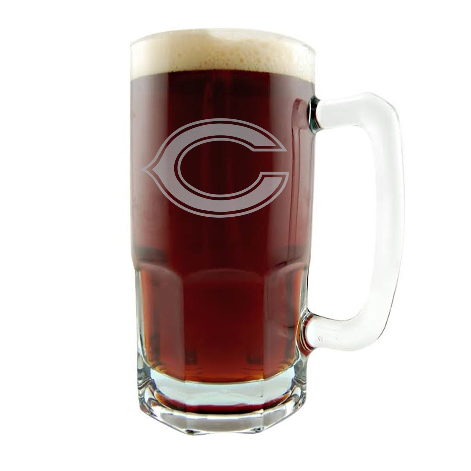 Chicago Bears Etched Glass Frosted Vinyl Decal
