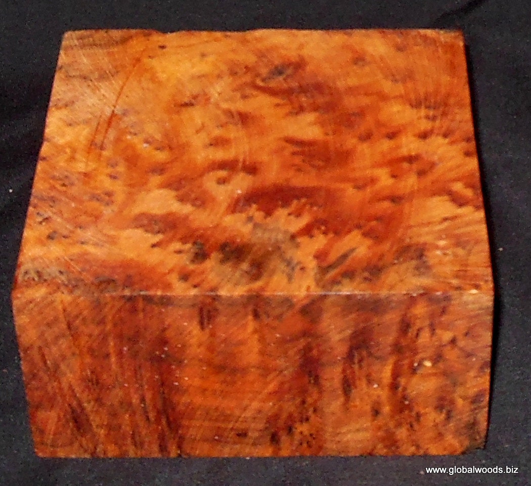 Exotic Wood Turning Stock Thuya Burl Wood Bowl by craftimbers