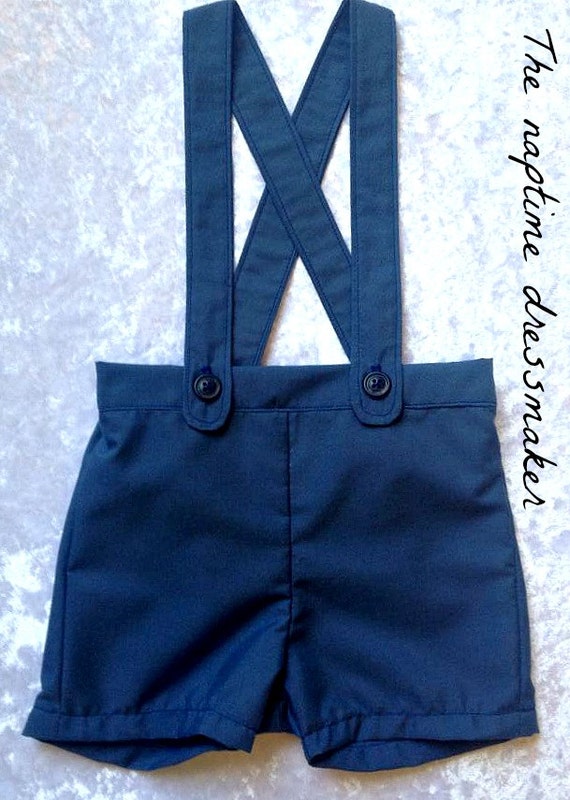 suspender shorts men