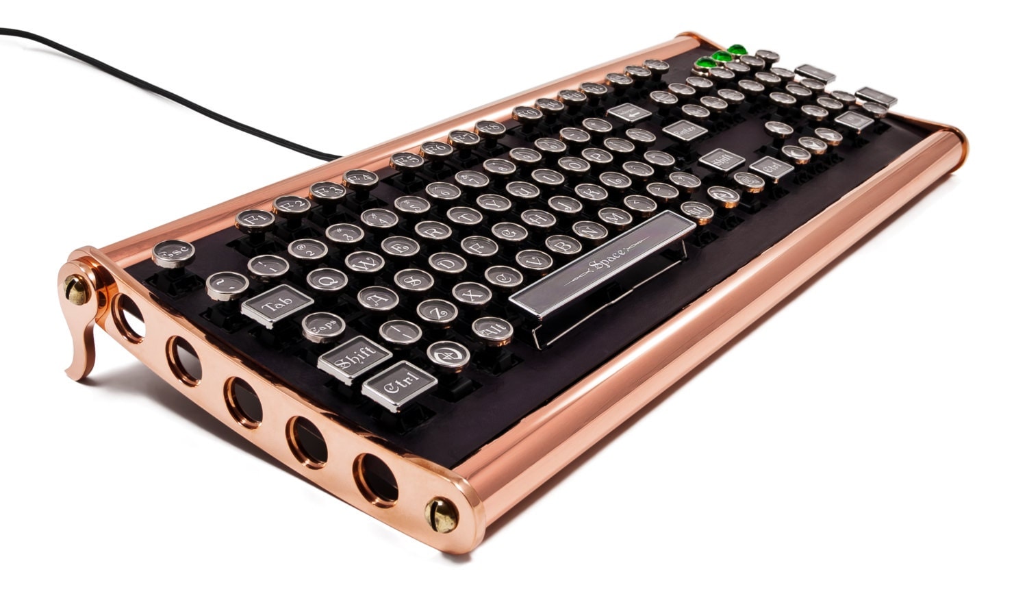 The Baron of Cyprus Keyboard Datamancer Copper Steampunk