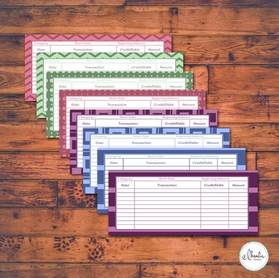 Envelope System Printable Template