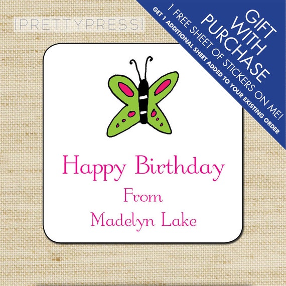 gift bag labels kids gift labels gift tags birthday