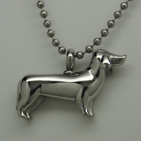 Dachshund CREMATION JEWELRY Pet Urn Necklace by ...