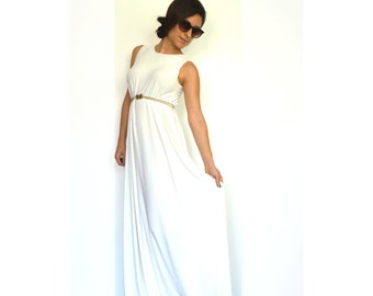 Women Maxi Dress, Bridesmaid Maxi Dress, White Maxi Dress, Evening Maxi Dress, Long Summer Dress