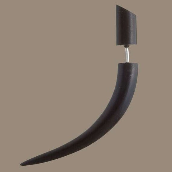 Camden Blackwood Fake Gauge Earrings Fake ear by Tribulondon