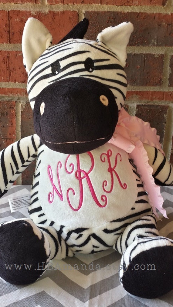 zebra stuffie