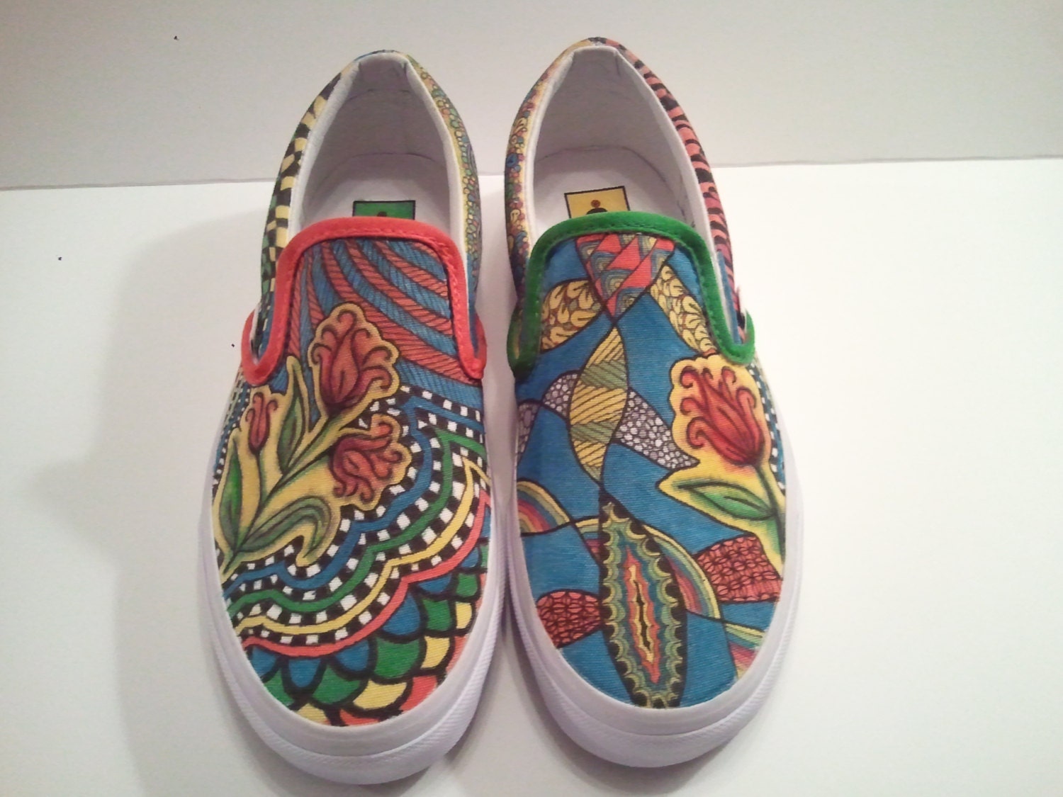 CUSTOM Hand Drawn Converse All Star Chuck Shoes Vans Toms or