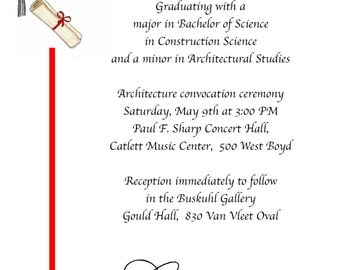 20 Graduation Announcements or Invitations