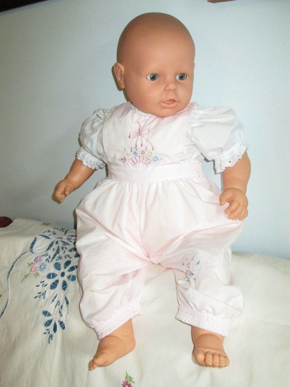 Giant Berjusa Baby Doll 1990s Doll Factory Original Outfit 25