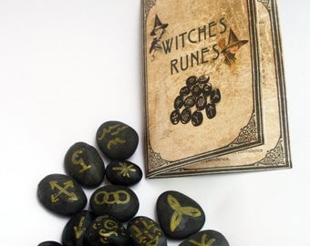 Witches Runes Wicca Occult Divination Stones Witchcraft Wicca Paganism