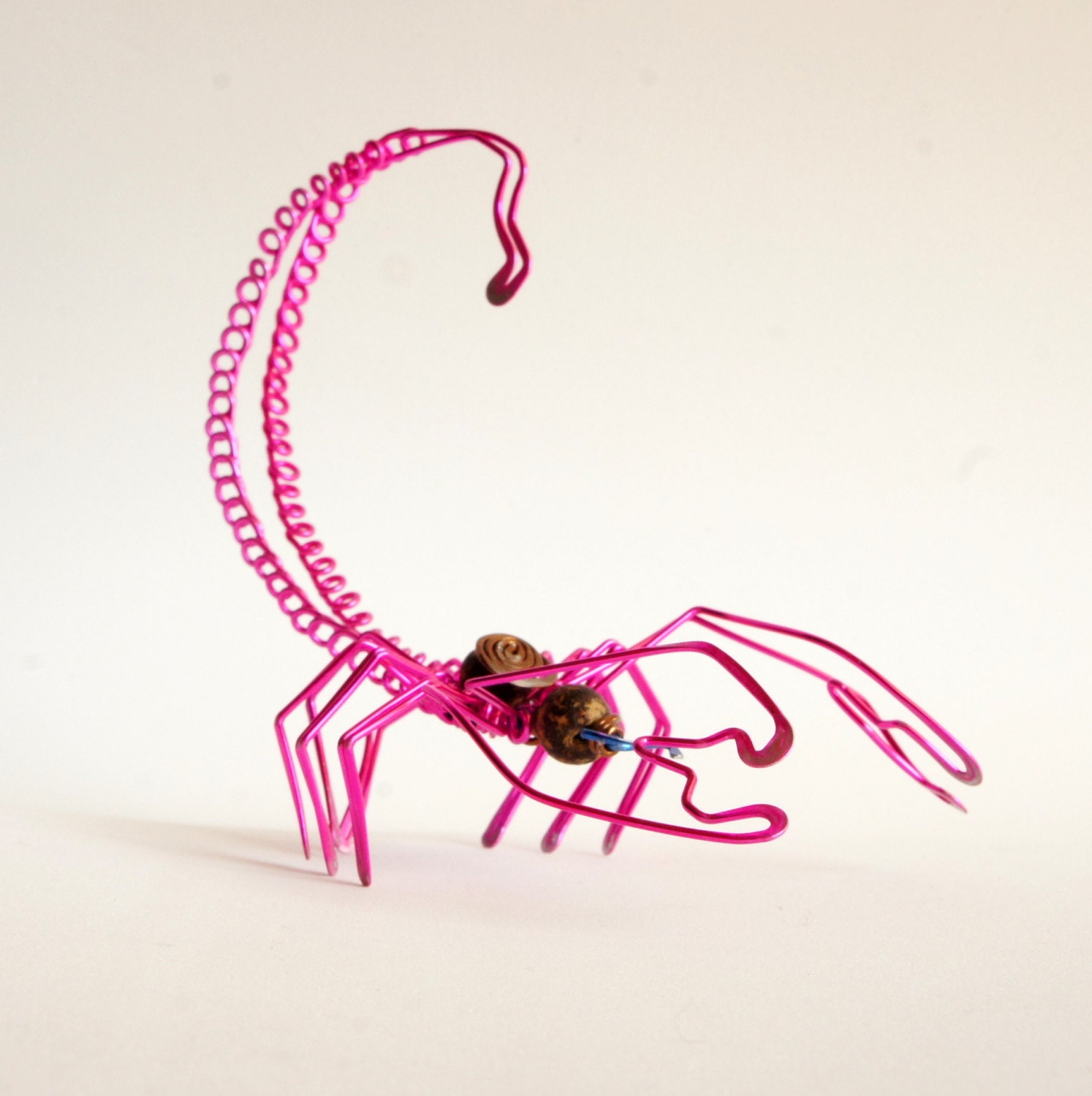 scorpion art scorpion wire sculpture by raizesimaginarias