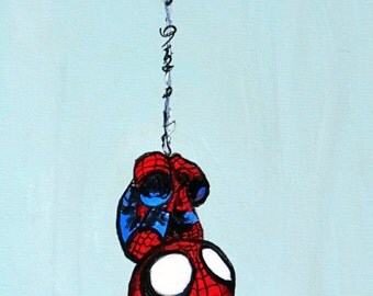 L'il Webcrawler painting quadri fumetti dipinti peinture