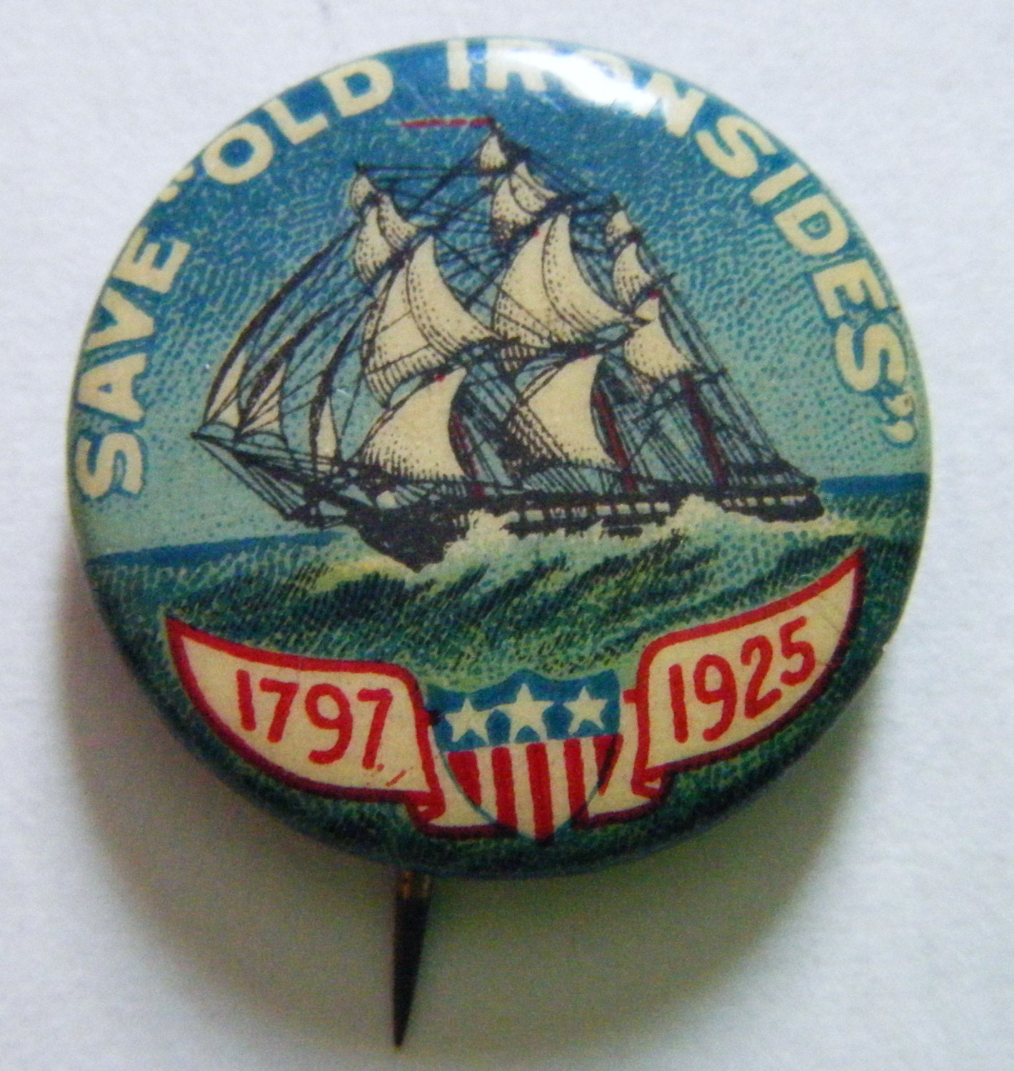 1925 U.S.S. Constitution Save Old Ironsides