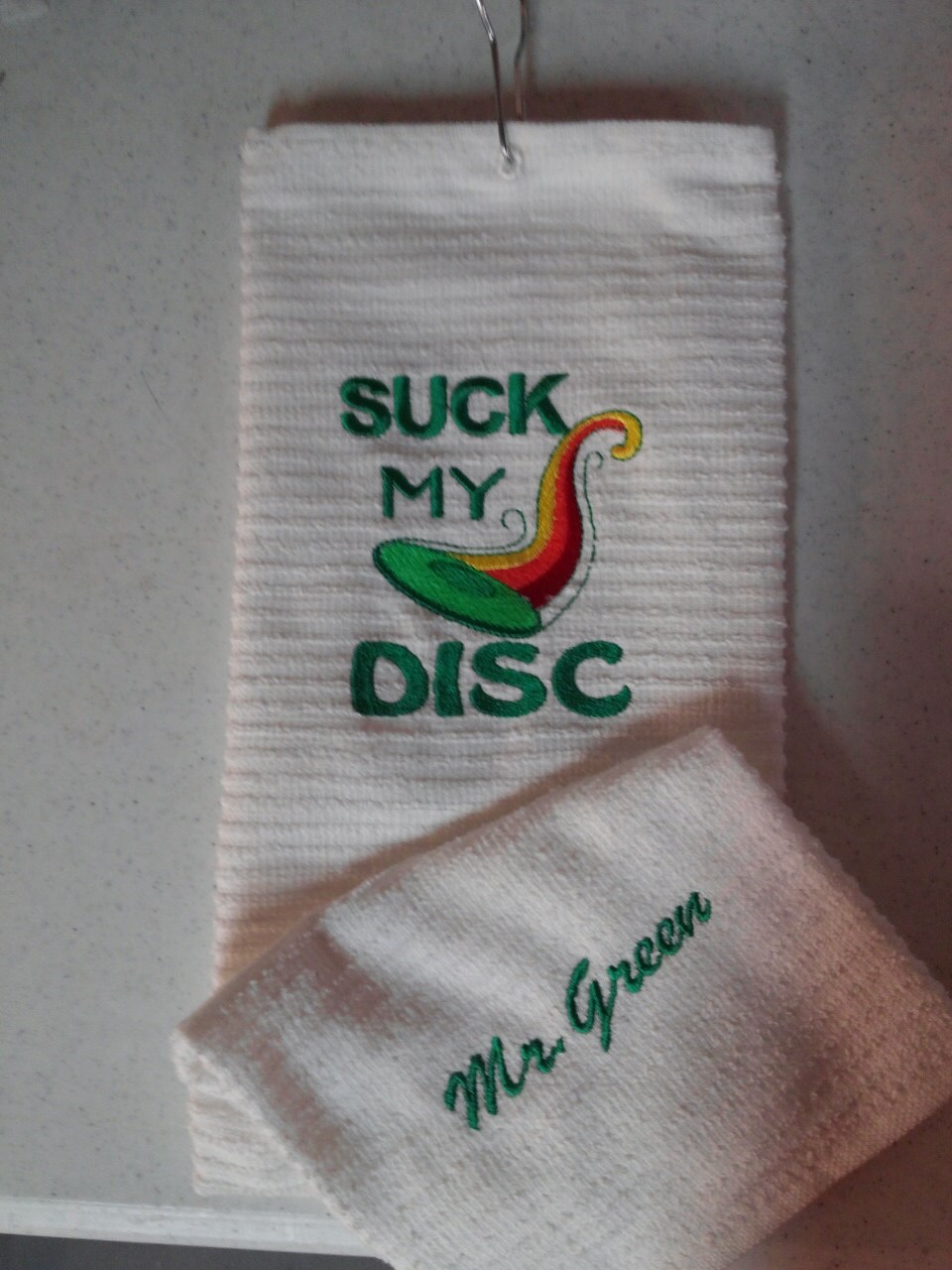 Disc Golf Towel Embroidered Personalized handy towel