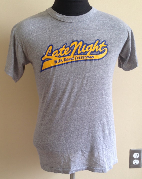 late night with david letterman t shirt