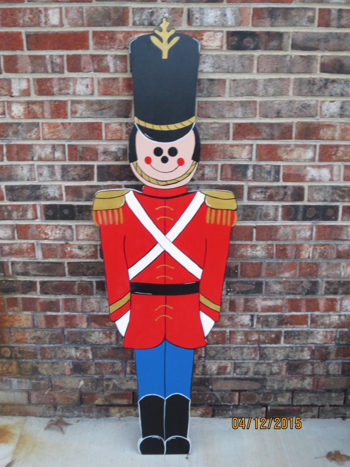 Christmas Outdoor Tommy the Toy Soldier Yard by ChartinisYardArt