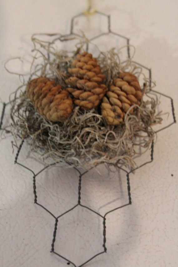 items similar to chicken wire pinecone ornament on etsy items similar to chicken wire pinecone ornament on etsy