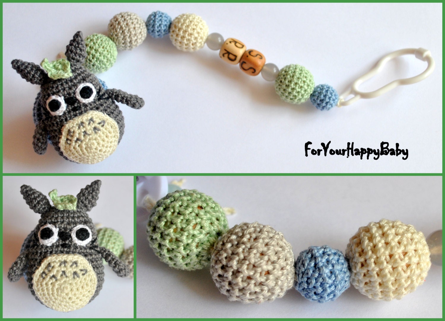 Personalized pacifier holder baby name pacifier holder wood