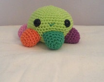 rainbow octopus plush