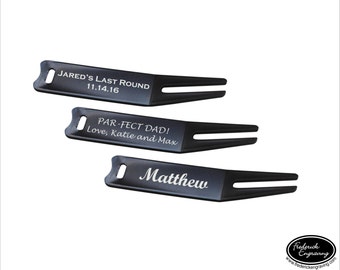 Golf Divot Tool, SHIPS FAST, Golf Wedding, Golf Gift, Fathers Day Golf, Golf Gifts for Men, Golf Gifts for Dad, Personalized Divot LGD001