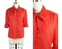 Popular items for red polka dot shirt on Etsy