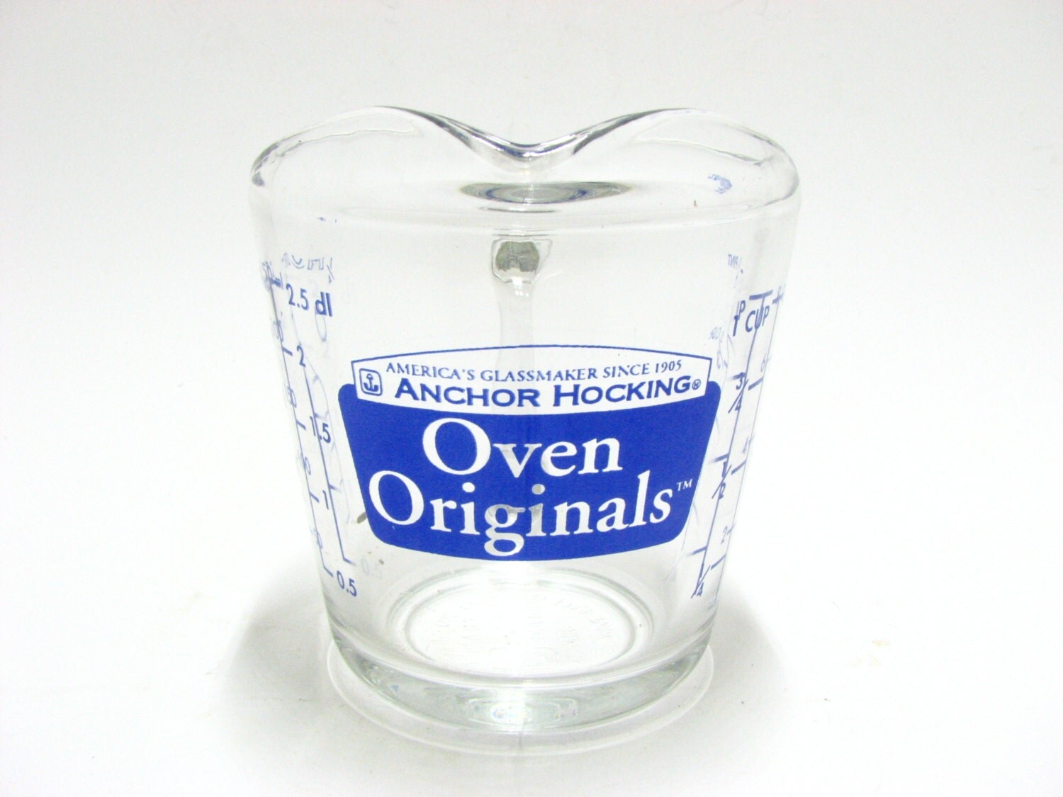 Vintage Anchor Hocking OVEN Originals Measuring Cup / 250 ml