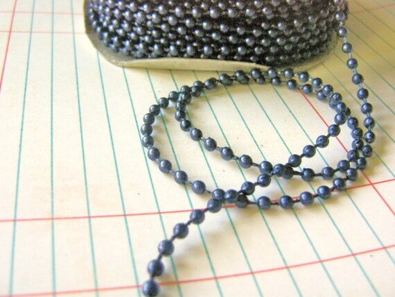 3mm round navy blue beaded garland 2 yards acrylic pearl 3mm round navy blue beaded garland 2 yards acrylic pearl