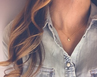 Dove necklace | Bird necklace, Dainty necklace, Gold necklace, Charm necklace, Delicate necklace, Bird jewelry