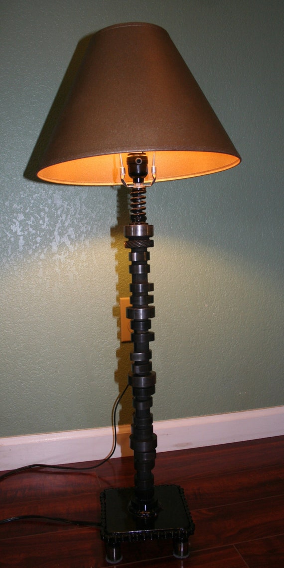 Garyscustommetalworks Cam Shaft lamp man cave