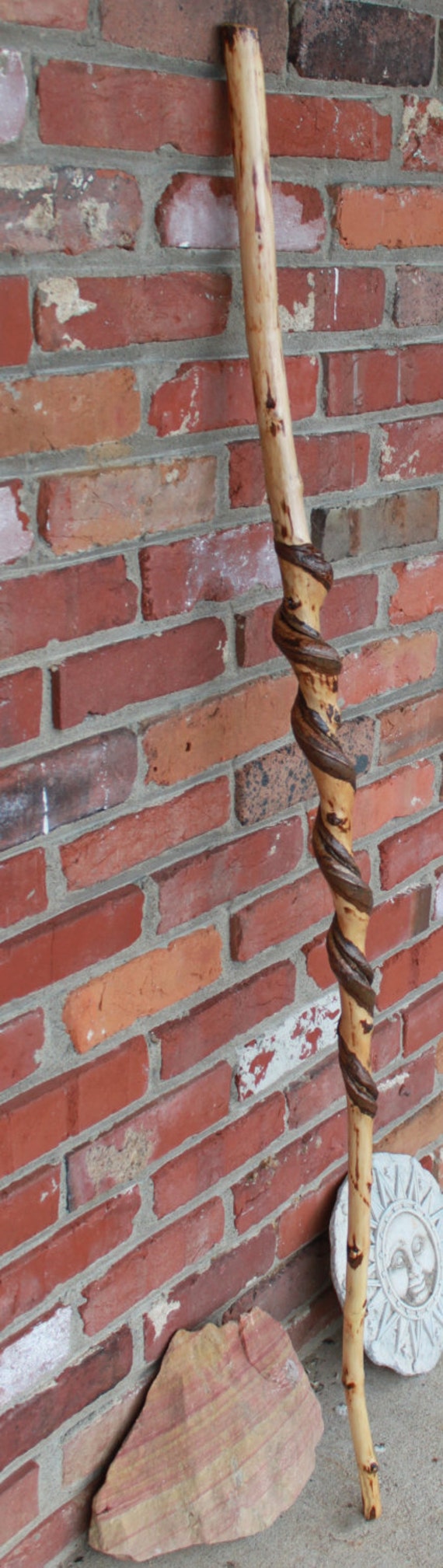 Naturally Twisted Maple Wood Walking Stick by KentuckyNaturally