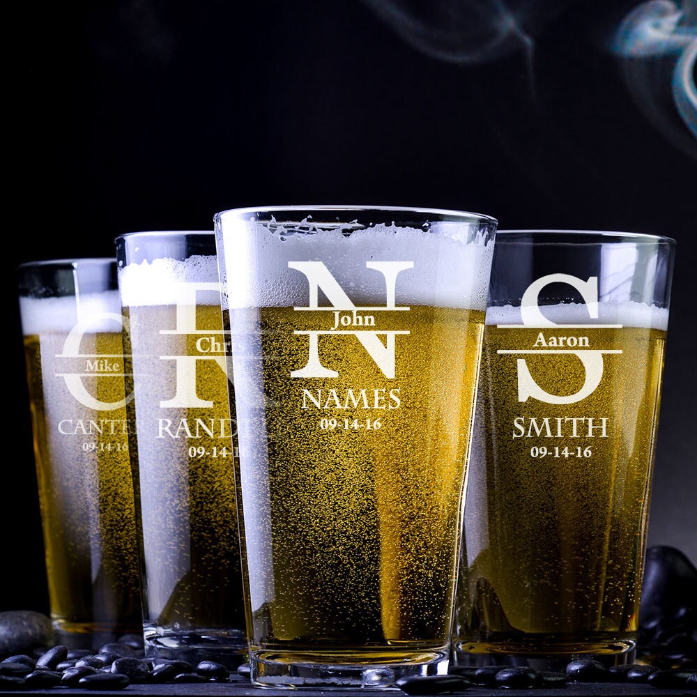 1 Personalized Groomsmen Beer Mug Personalized Groomsmen
